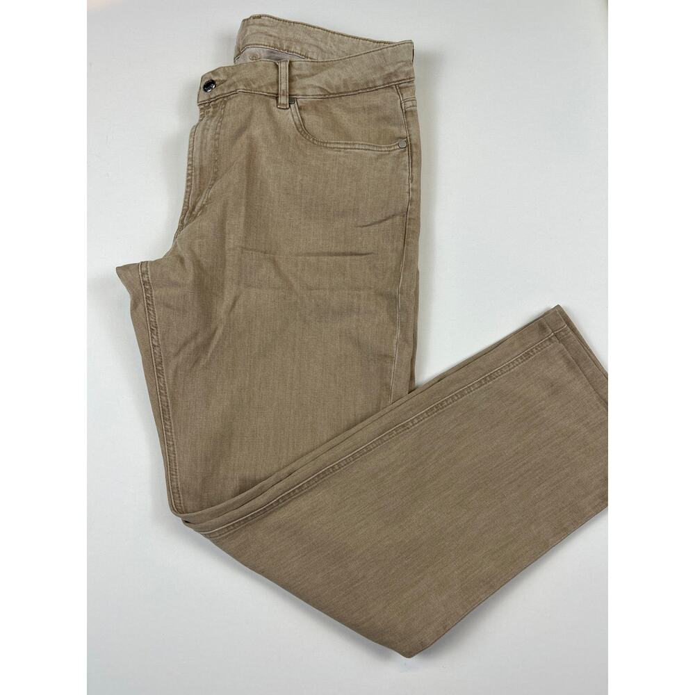 Peter Millar Crown Crafted Jeans Beige Mens 38 Straight Leg